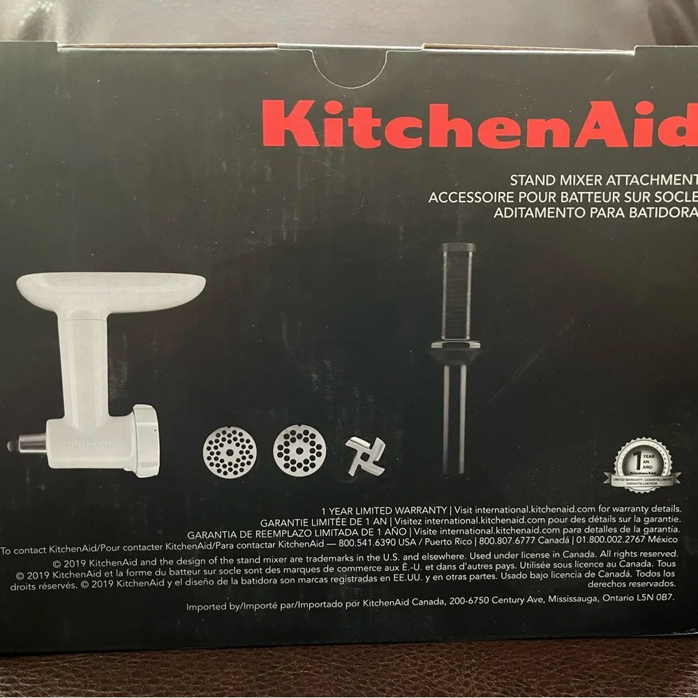 KitchenAid  Stand Mixer Food Grinder Attachment